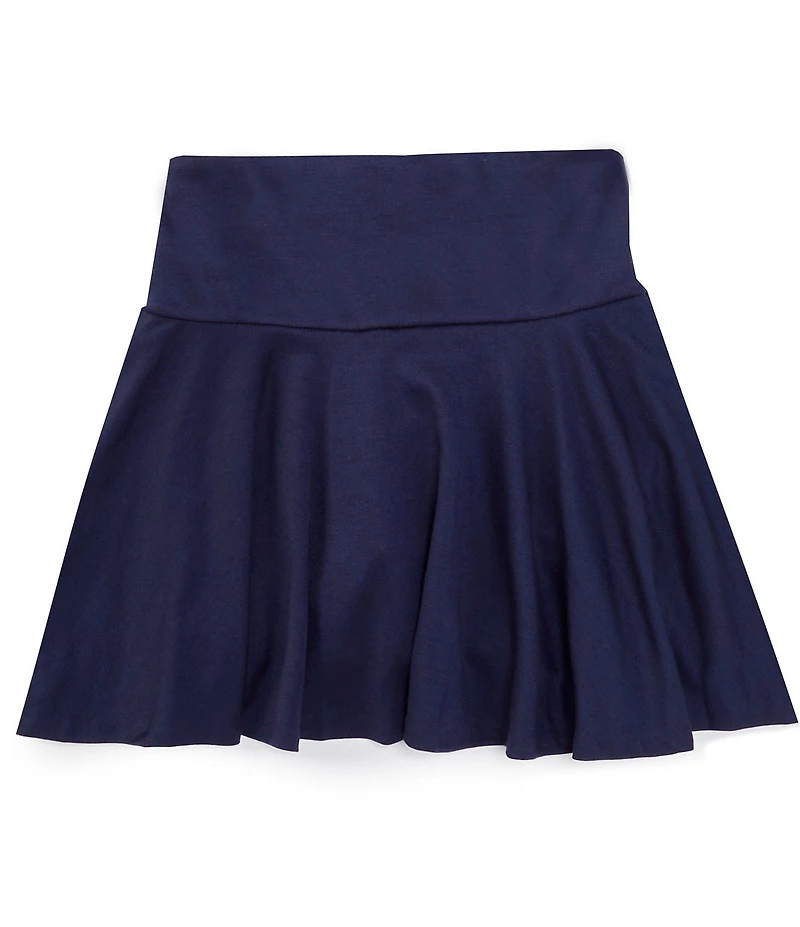 Polo Ralph Lauren Little Girls Flounced Stretch Ponte Skort