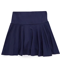 Polo Ralph Lauren Little Girls Flounced Stretch Ponte Skort