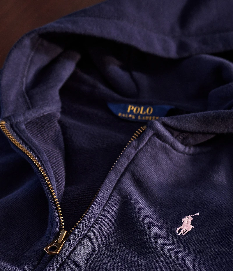 Polo Ralph Lauren Little Girls French Terry Hoodie Jacket