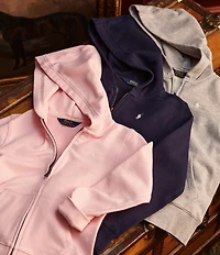 Polo Ralph Lauren Little Girls French Terry Hoodie Jacket
