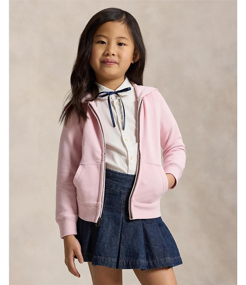 Polo Ralph Lauren Little Girls French Terry Hoodie Jacket