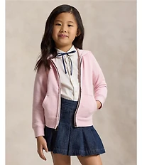 Polo Ralph Lauren Little Girls French Terry Hoodie Jacket