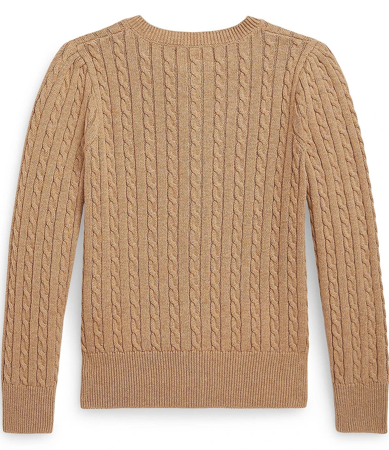 Polo Ralph Lauren Little Girls Long-Sleeve Mini-Cable Cardigan