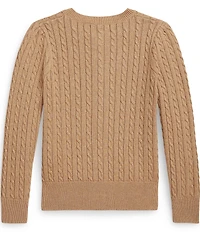 Polo Ralph Lauren Little Girls Long-Sleeve Mini-Cable Cardigan