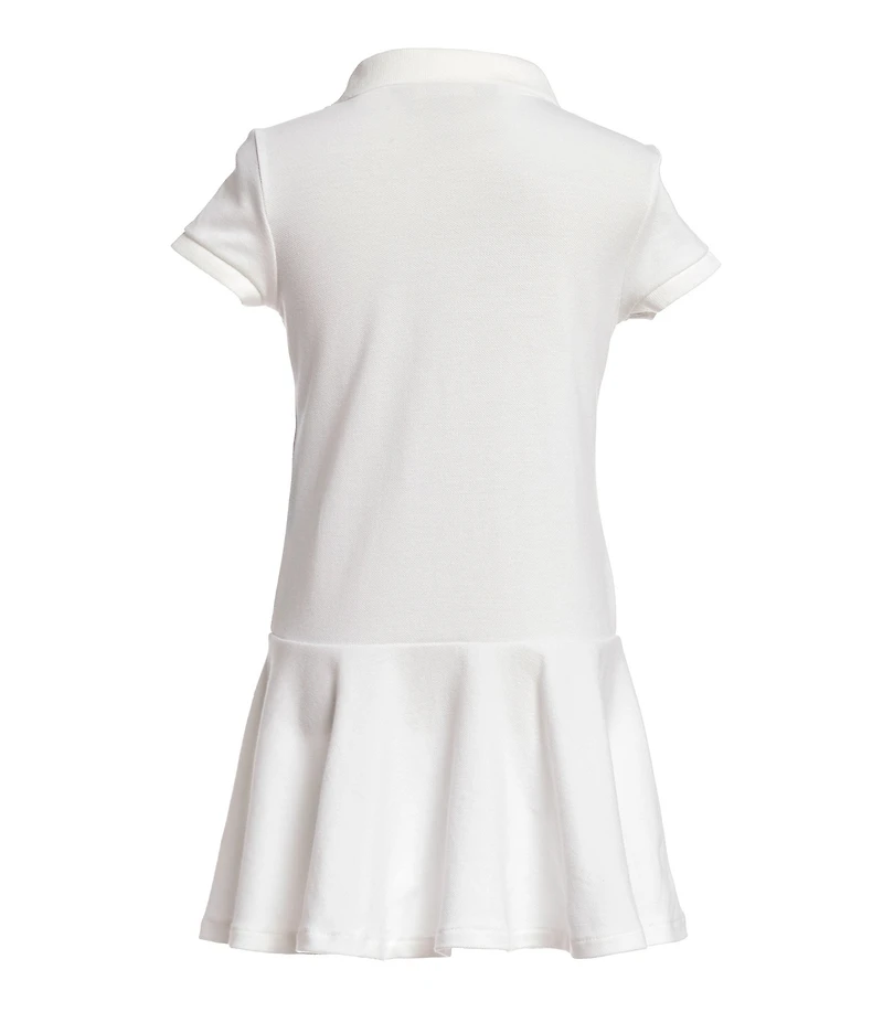 Polo Ralph Lauren Little Girls Short-Sleeve Mesh Dropwaist Polo Dress