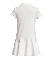Polo Ralph Lauren Little Girls Short-Sleeve Mesh Dropwaist Polo Dress