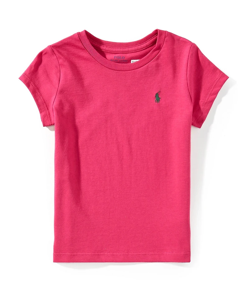 Polo Ralph Lauren Little Girls Cap-Sleeve Jersey T-Shirt