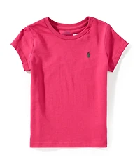 Polo Ralph Lauren Little Girls Cap-Sleeve Jersey T-Shirt