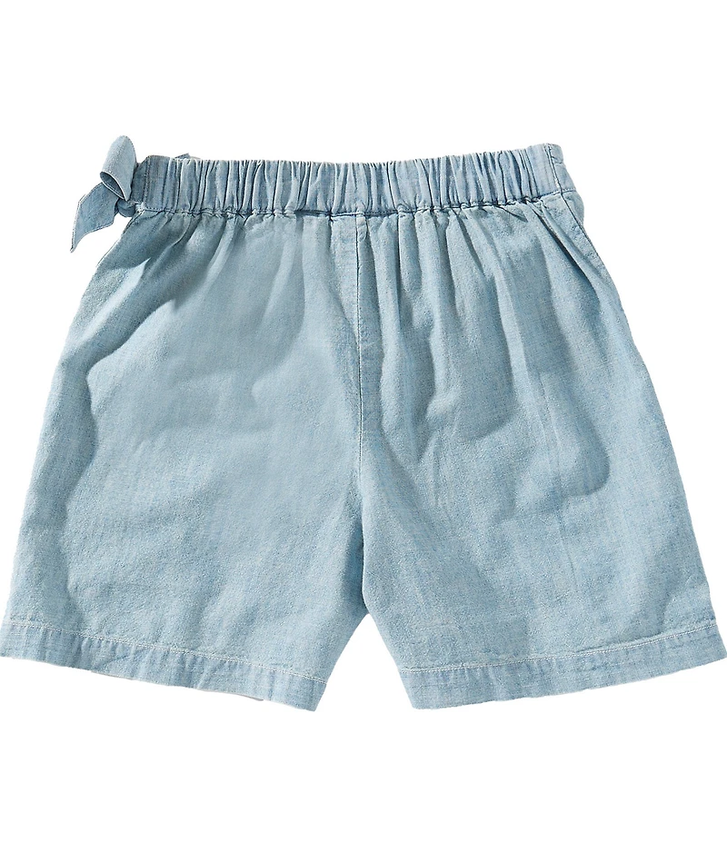 Polo Ralph Lauren Little Girls Chambray Faux-Wrap Skort