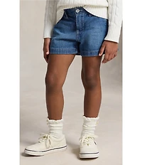 Polo Ralph Lauren Little Girls Denim Shorts