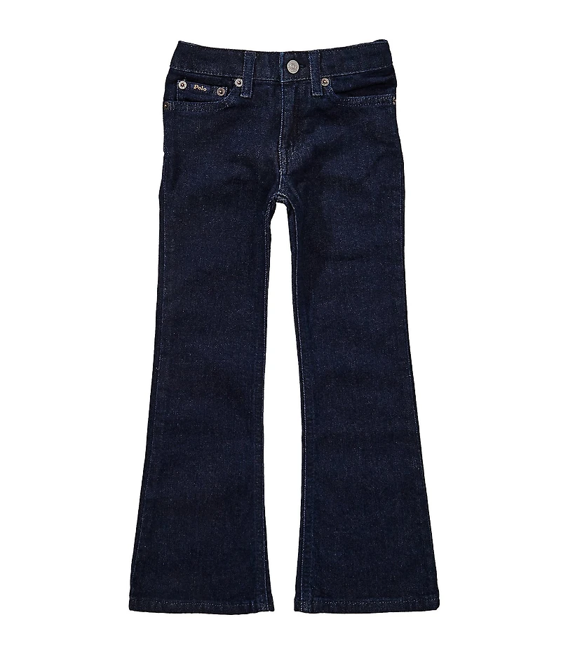 Polo Ralph Lauren Little Girls Flare-Leg Denim Jeans