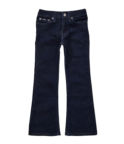 Polo Ralph Lauren Little Girls Flare-Leg Denim Jeans