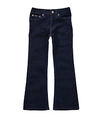Polo Ralph Lauren Little Girls Flare-Leg Denim Jeans