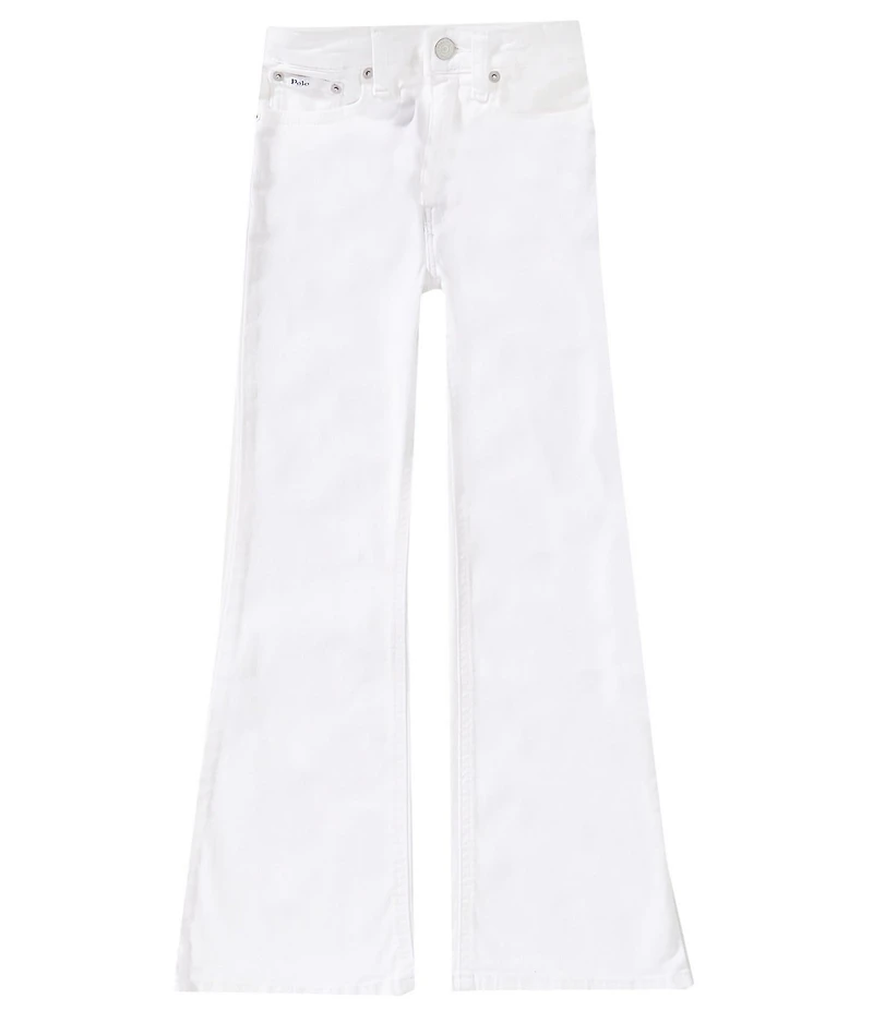 Polo Ralph Lauren Little Girls Flared Stretch Denim Jeans