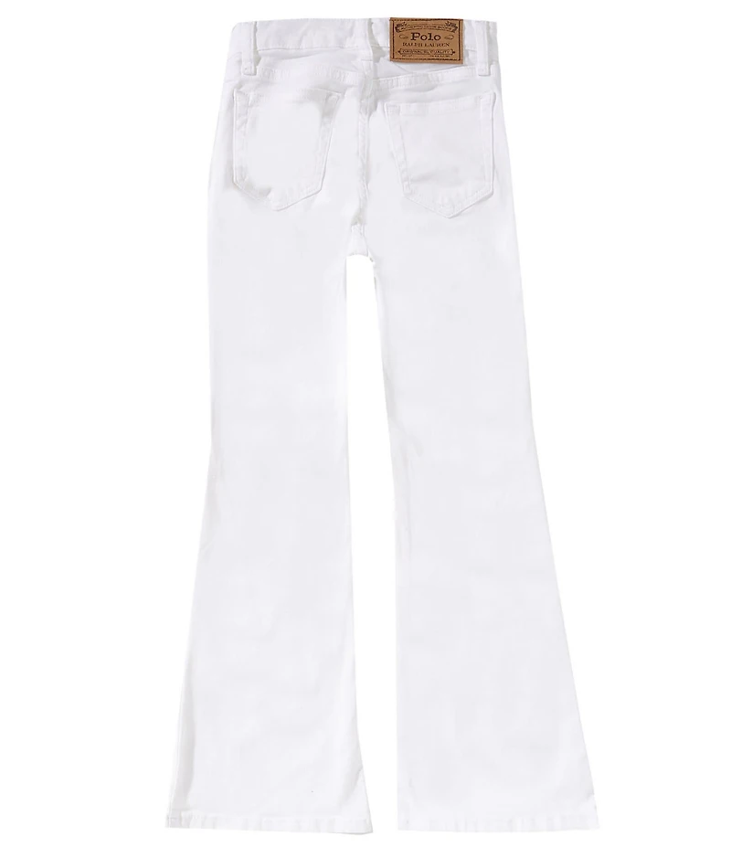 Polo Ralph Lauren Little Girls Flared Stretch Denim Jeans