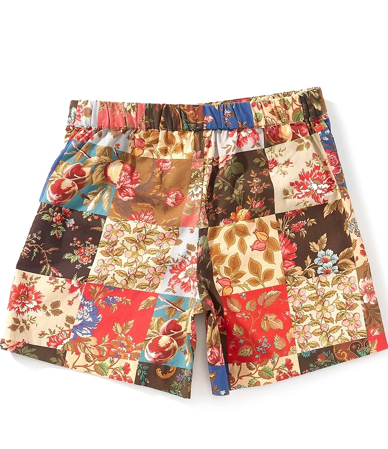 Polo Ralph Lauren Little Girls Floral Print Faux-Wrap Cotton Poplin Skort