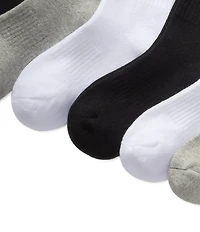 Polo Ralph Lauren Little/Big Boys Performance Solid Cushioned Crew Socks 6-Pack