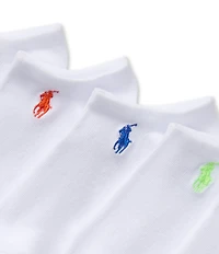 Polo Ralph Lauren Little/Big Girls Classic Solid Low-Cut Sock 6-Pack