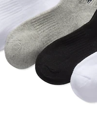 Polo Ralph Lauren Little/Big Girls Performance Solid Cushioned Quarter Socks 6-Pack