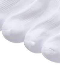 Polo Ralph Lauren Little/Big Girls Performance Solid Cushioned Quarter Socks 6-Pack