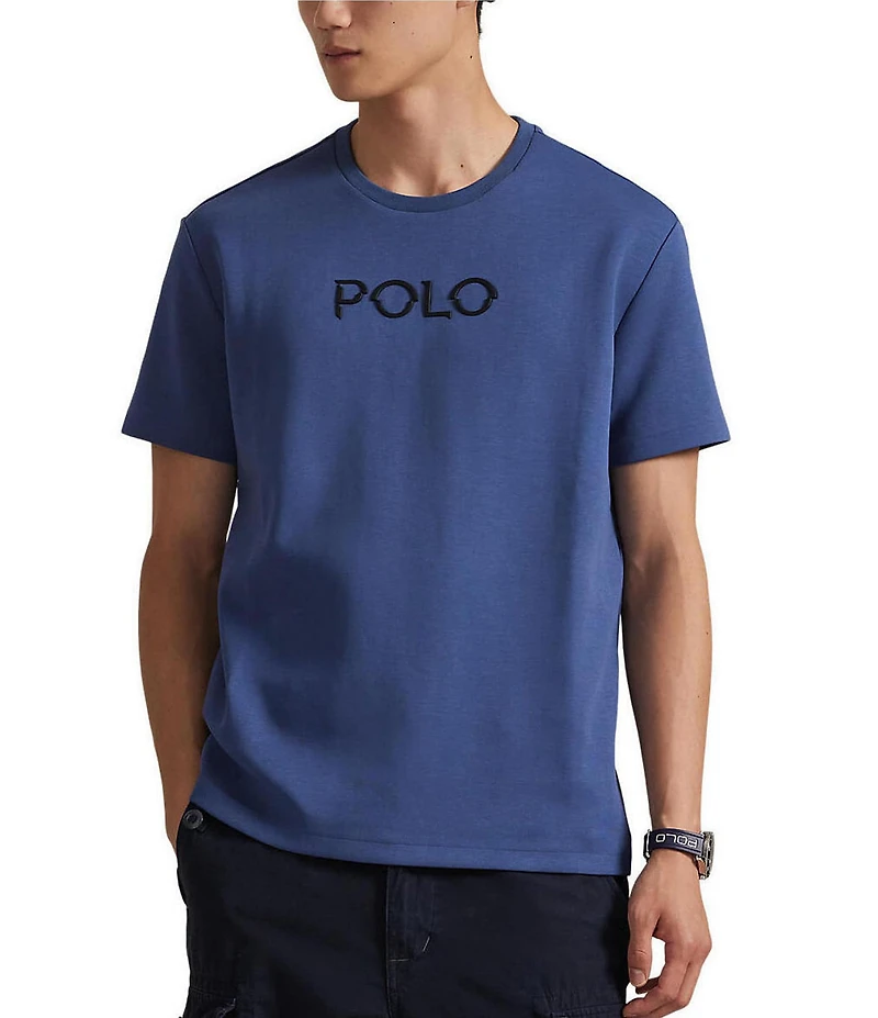 Polo Ralph Lauren Logo Double-Knit Short Sleeve T-Shirt