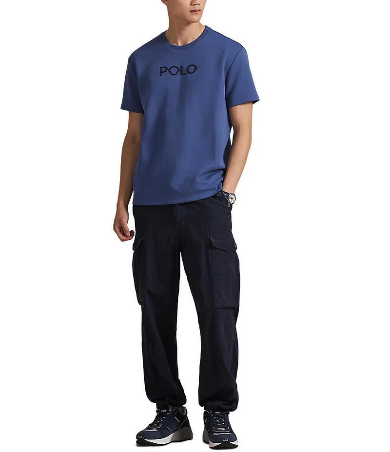 Polo Ralph Lauren Logo Double-Knit Short Sleeve T-Shirt