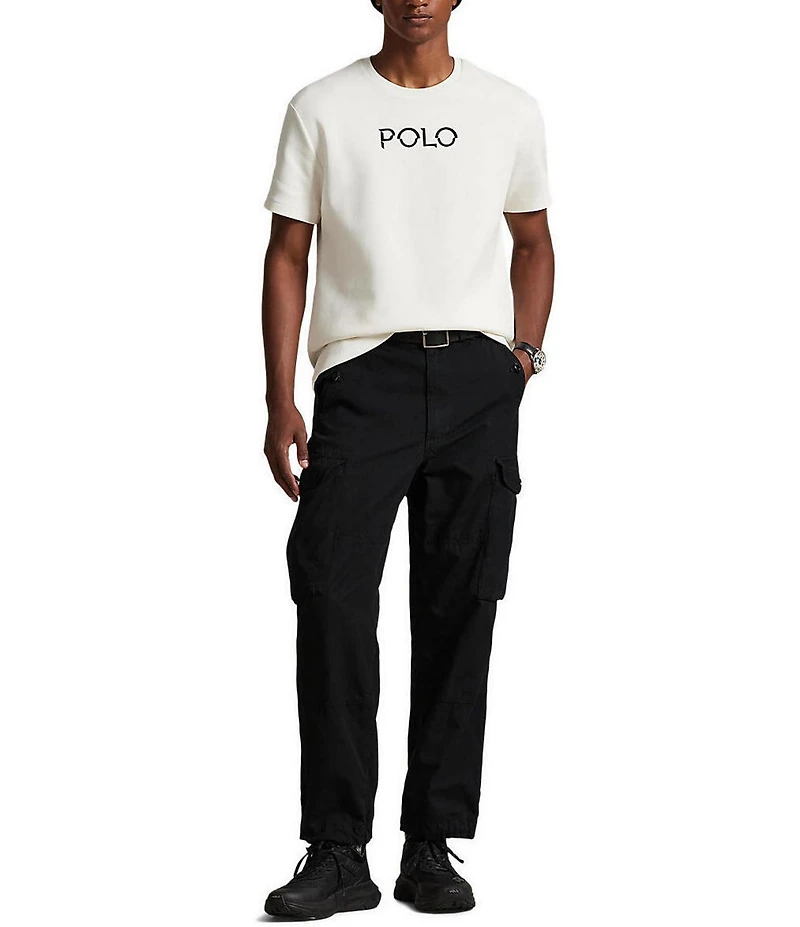 Polo Ralph Lauren Logo Double-Knit Short Sleeve T-Shirt