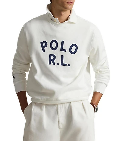 Polo Ralph Lauren Logo Long Sleeve Fleece Sweatshirt
