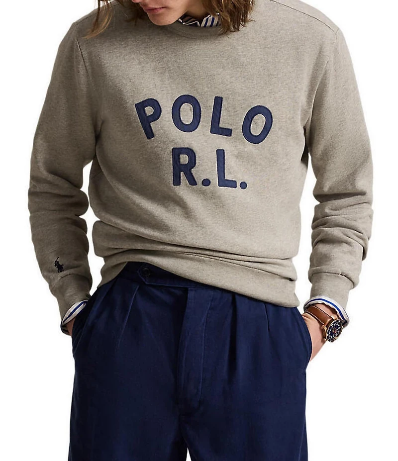 Polo Ralph Lauren Logo Long Sleeve Fleece Sweatshirt