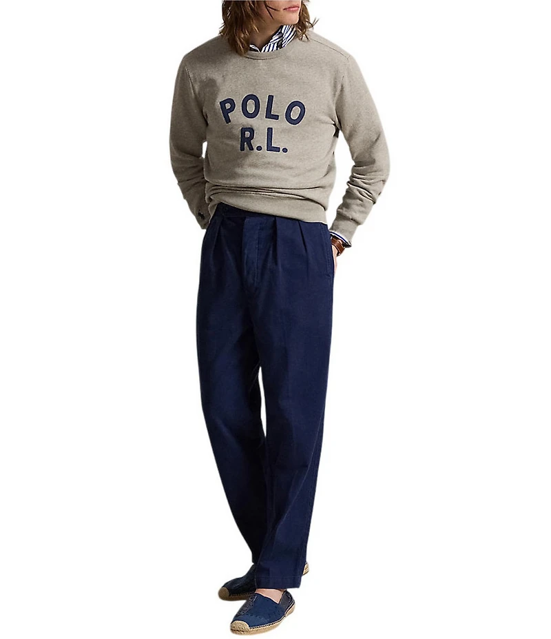 Polo Ralph Lauren Logo Long Sleeve Fleece Sweatshirt