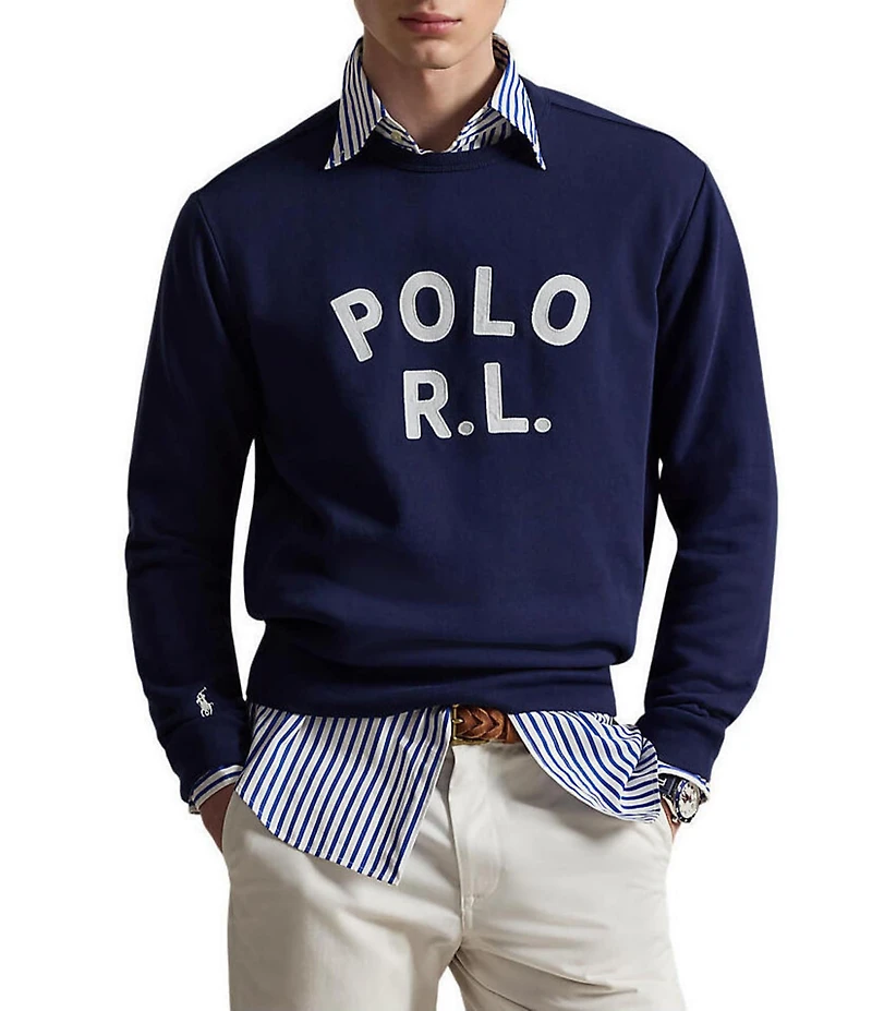 Polo Ralph Lauren Logo Long Sleeve Fleece Sweatshirt