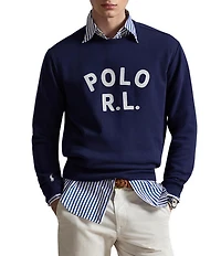 Polo Ralph Lauren Logo Long Sleeve Fleece Sweatshirt