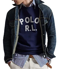 Polo Ralph Lauren Logo Long Sleeve Fleece Sweatshirt