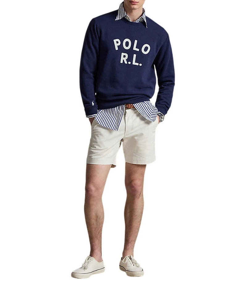 Polo Ralph Lauren Logo Long Sleeve Fleece Sweatshirt