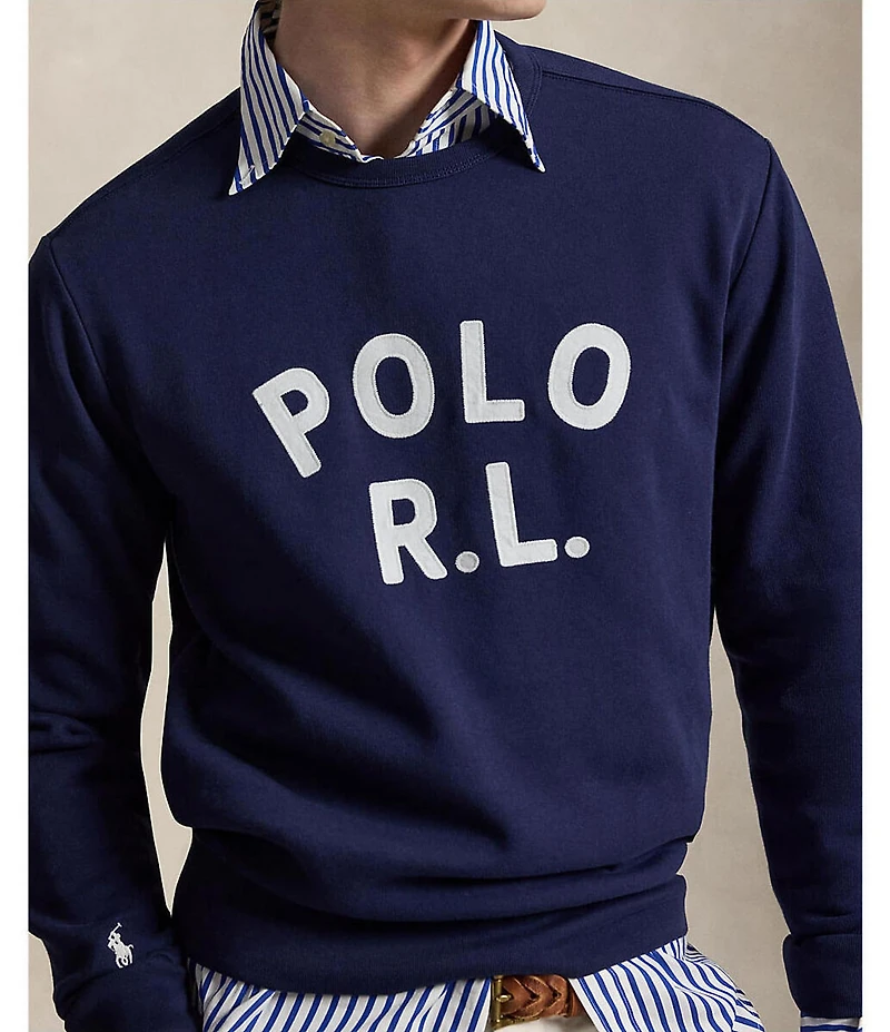 Polo Ralph Lauren Logo Long Sleeve Fleece Sweatshirt