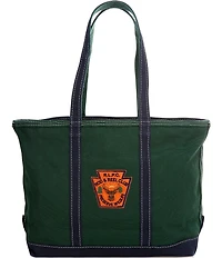 Polo Ralph Lauren Logo Patch Canvas Tote