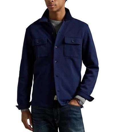 Polo Ralph Lauren Long-Sleeve Double-Knit Camp Shirt
