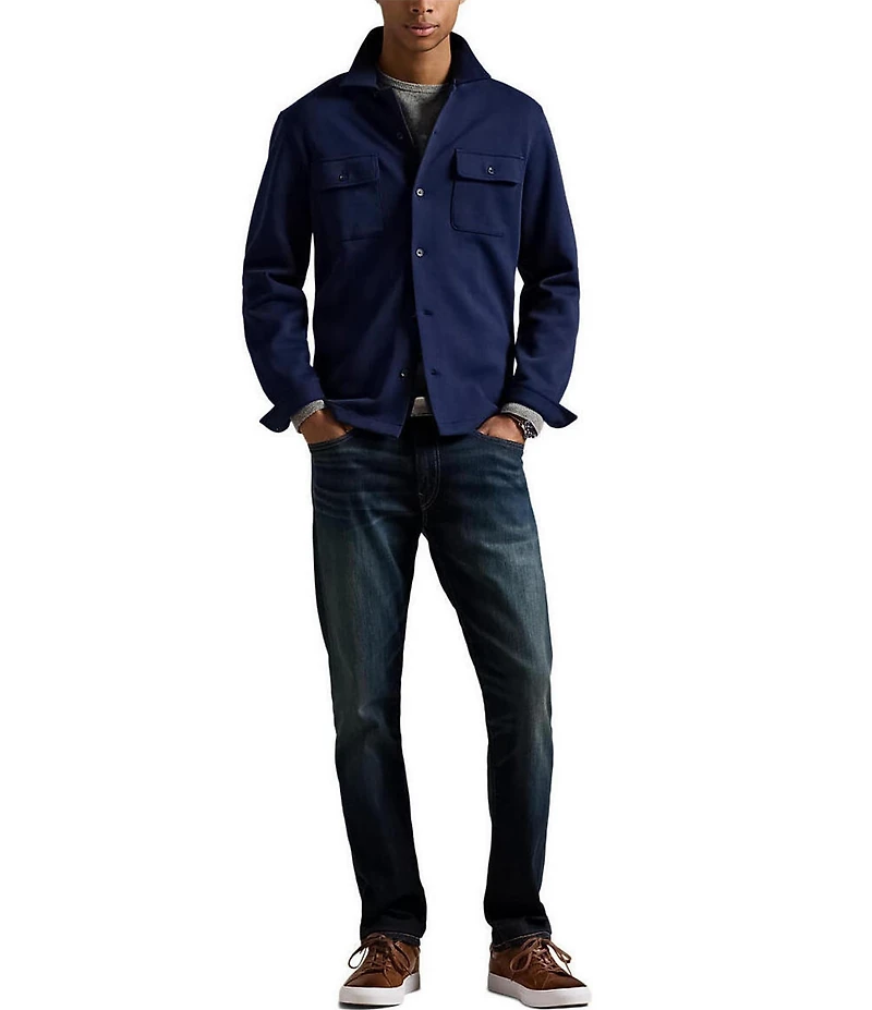 Polo Ralph Lauren Long-Sleeve Double-Knit Camp Shirt