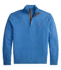 Polo Ralph Lauren Long Sleeve Luxury Jersey Quarter-Zip Pullover