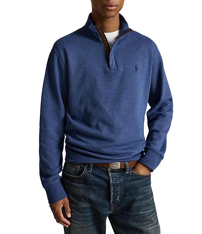 Polo Ralph Lauren Long Sleeve Luxury Jersey Quarter Zip Pullover