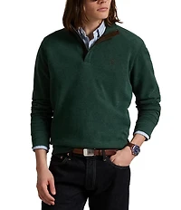 Polo Ralph Lauren Long Sleeve Luxury Jersey Quarter-Zip Pullover