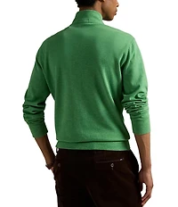 Polo Ralph Lauren Long Sleeve Luxury Jersey Quarter-Zip Pullover
