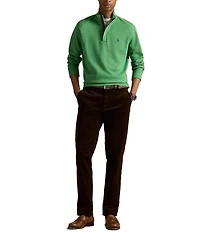 Polo Ralph Lauren Long Sleeve Luxury Jersey Quarter-Zip Pullover