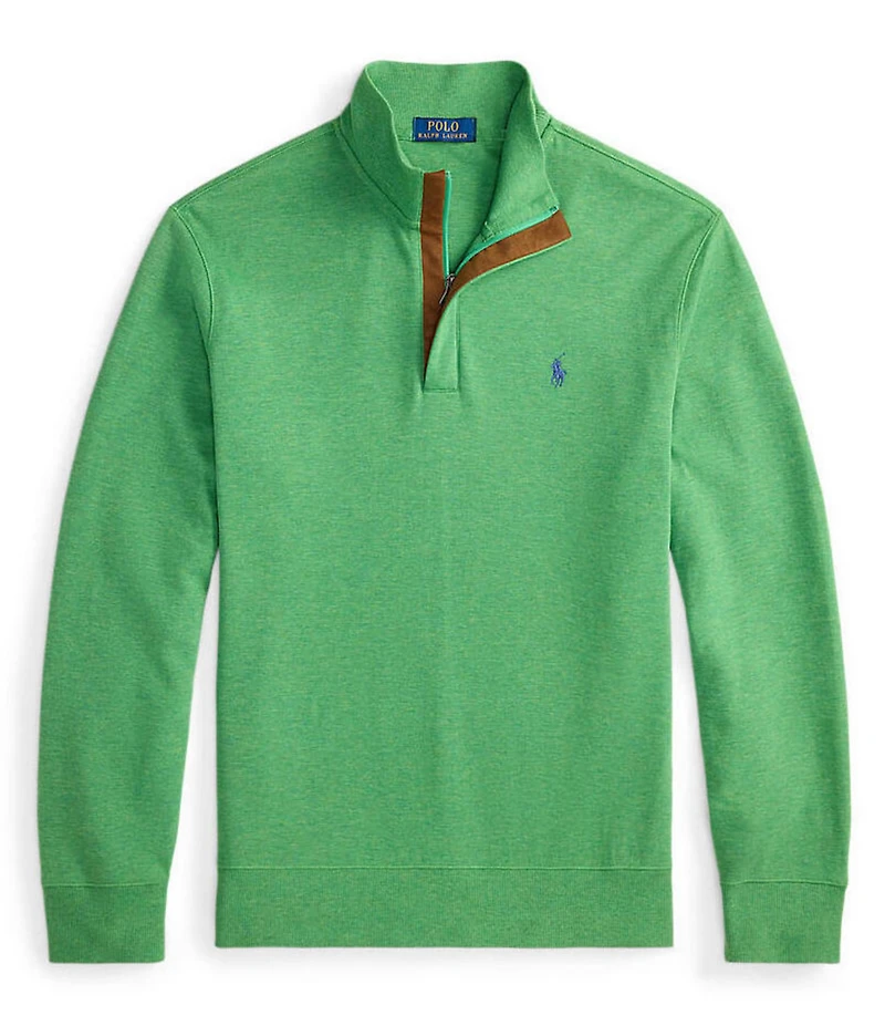 Polo Ralph Lauren Long Sleeve Luxury Jersey Quarter-Zip Pullover