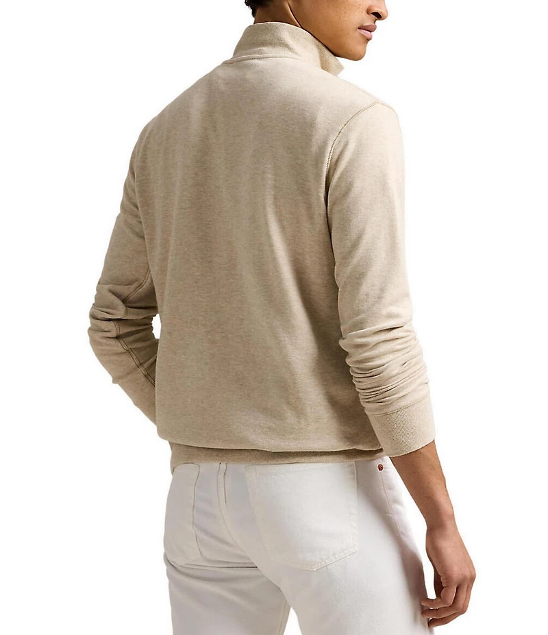 Polo Ralph Lauren Long Sleeve Luxury Jersey Quarter-Zip Pullover