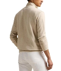Polo Ralph Lauren Long Sleeve Luxury Jersey Quarter-Zip Pullover
