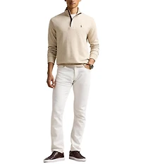Polo Ralph Lauren Long Sleeve Luxury Jersey Quarter-Zip Pullover