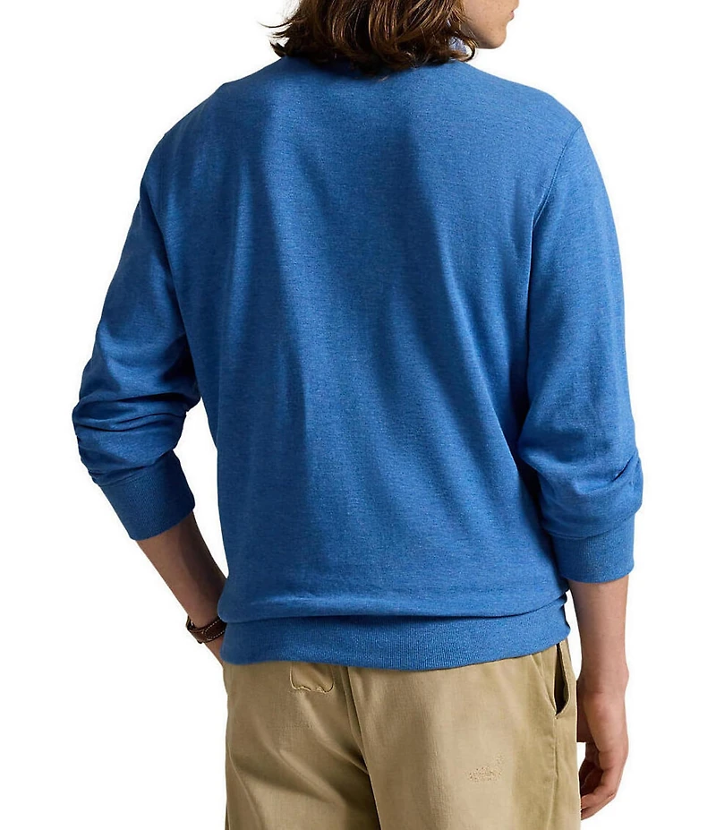 Polo Ralph Lauren Long Sleeve Luxury Jersey Quarter-Zip Pullover