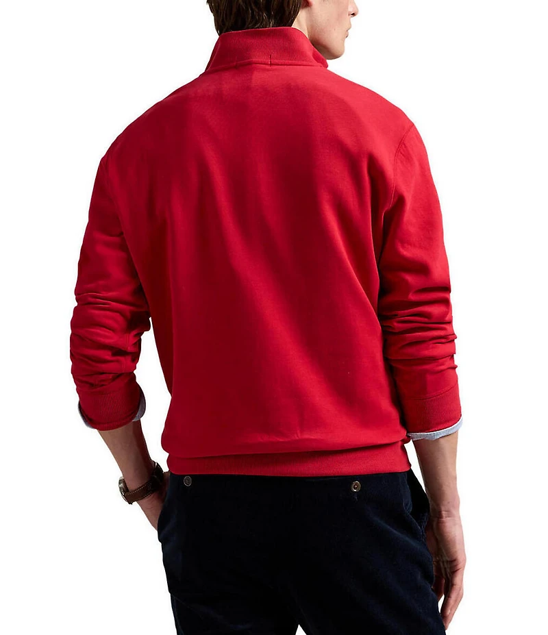 Polo Ralph Lauren Long Sleeve Luxury Jersey Quarter-Zip Pullover