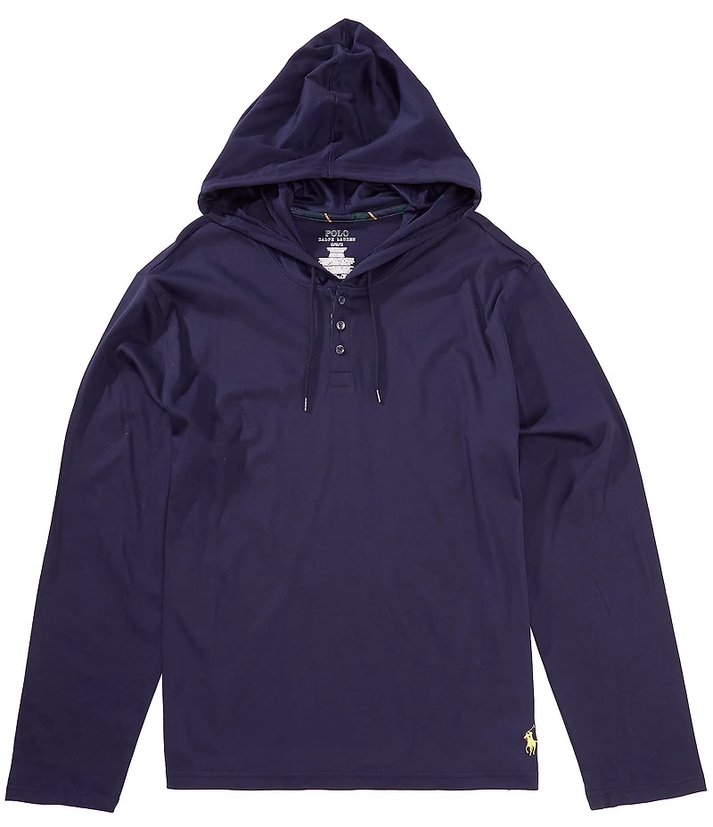 Polo Ralph Lauren Long Sleeve Mercerized Sleep Hoodie